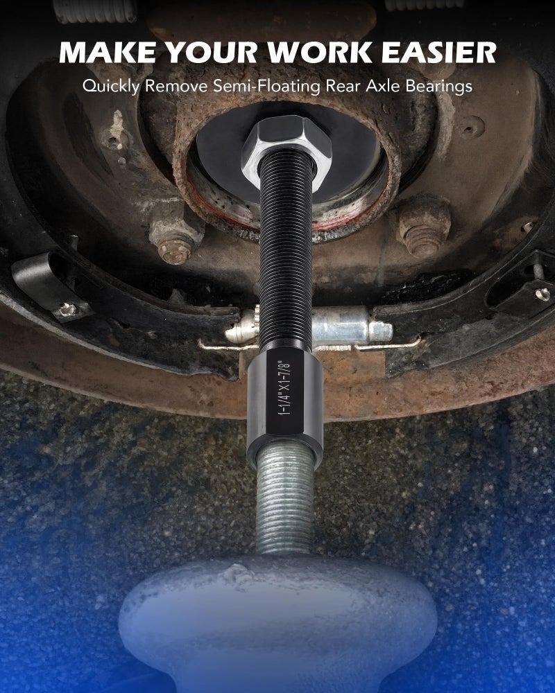 Orion Motor Tech Rear Axle Bearing Puller Tool Set, Rear Axle Bearing Remover Set, Rear Axle Bearing Removal Tool Kit with 3 Sizes 1-1/4 to 1-7/8, 1-5/16 to 2-3/8, & 1-3/8 to 2-7/8 - Image 2
